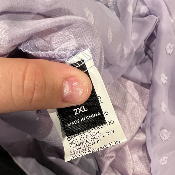 Lavender Ruffle Tank Top - Picture 4 of 4